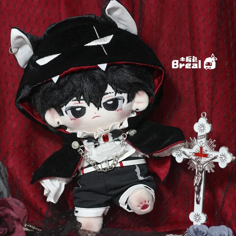 بدلة زي موحد بتصميم مصاص الدماء الأوروبي ، دمية محشوة من القطيفة ، ملابس ، ملابس تنكرية رائعة ، 20 * *