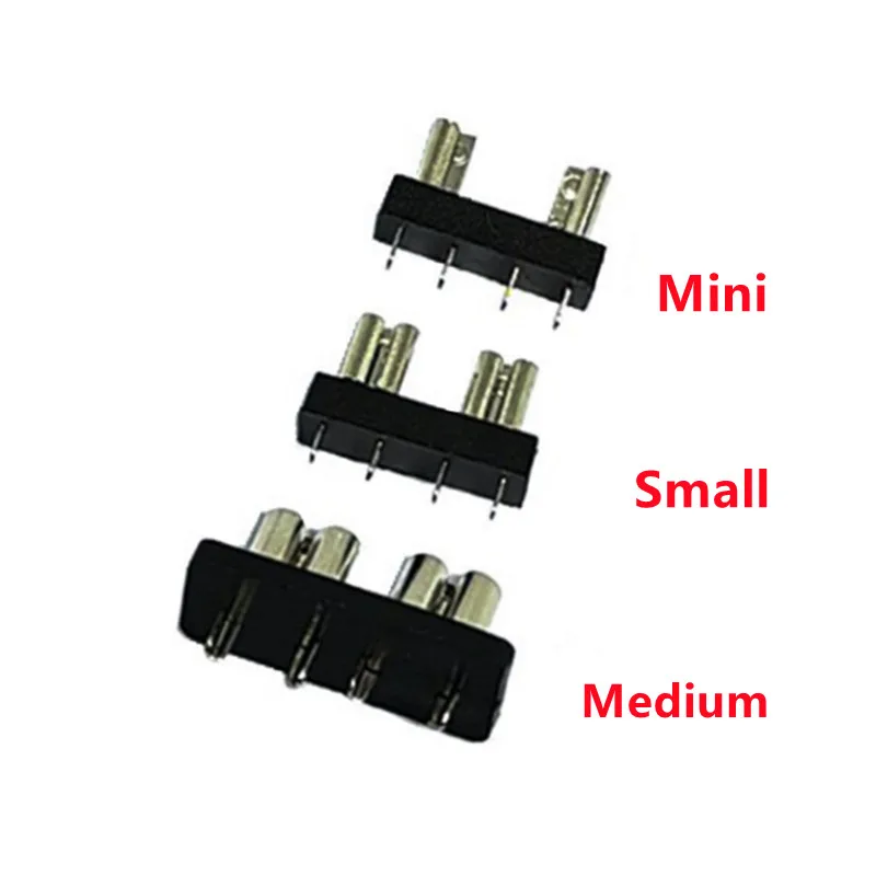 10 Sets PCB Mount Blade Fuse Holder, 32V Automotive Boat Fuse Socket, Mini/Standard Auto Fuse Safety Clip Insertion Type