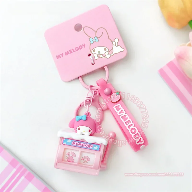 Sanrio Anhänger Nette Shaker Serie Cartoon Schlüsselbund Modell Dekoration kinder Spielzeug Geburtstag Präsentieren Anime Peripherie Ornamente