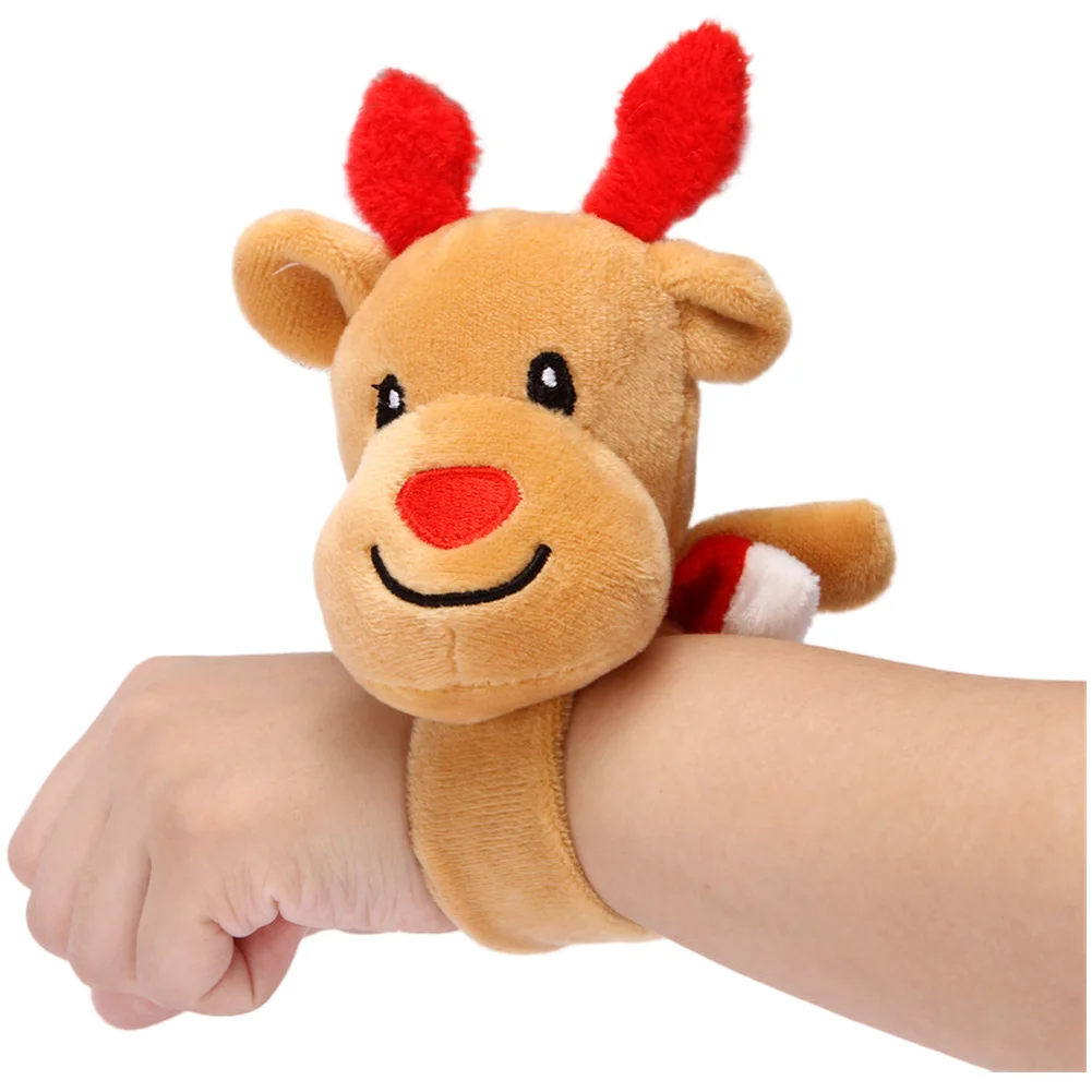 

New Christmas Decorations Clap Circle Xmas Snowman Elk Santa Claus Patting Circle New Year 2025 Gifts Adults Kids Bracelet
