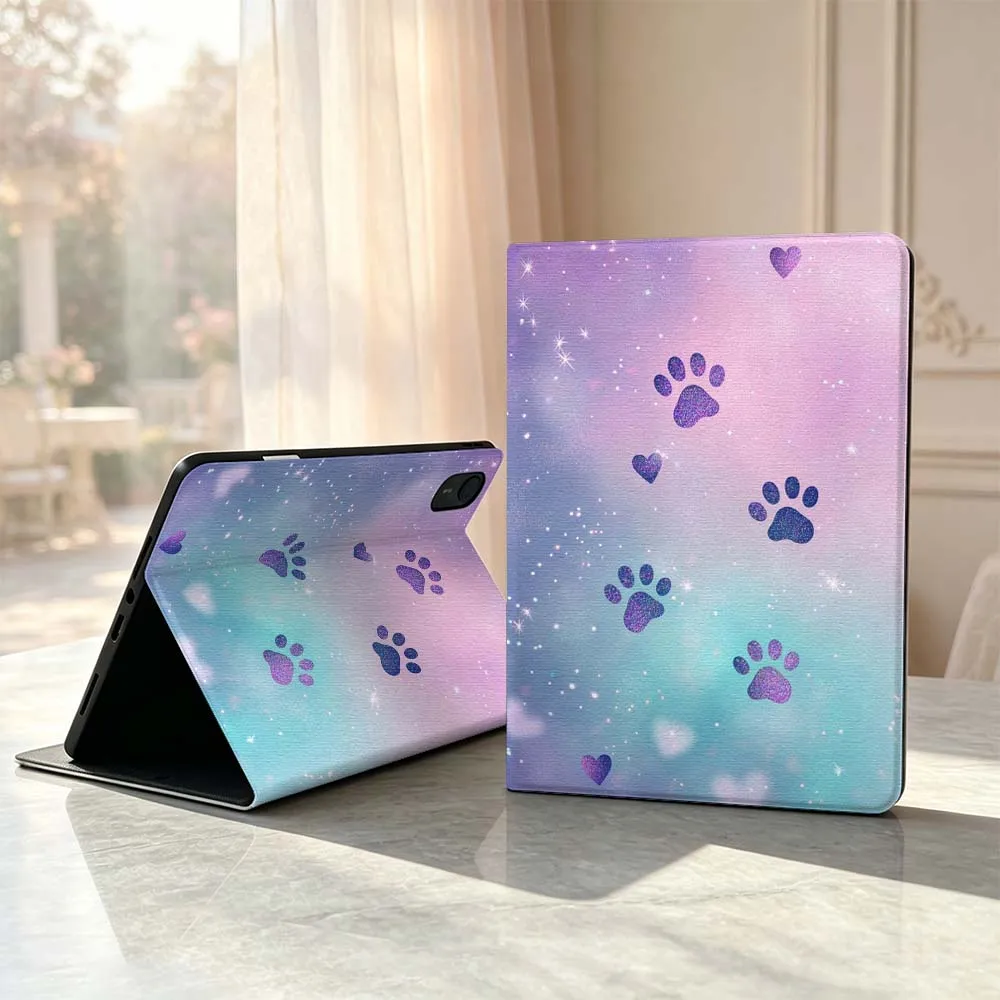 Cartoon Glitter Paw Prints Soft For Lenovo Xiaoxin Pad Pro Tab P12 P11 11 11.2 11.5 10.6 inch K10 M10 Plus Tablet Case