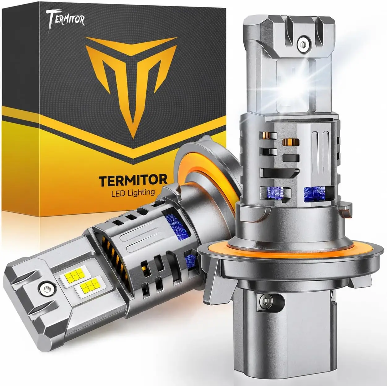H13/9008 LED Bulbs Providing 110,000 Lumens, High Brightness, and 15X Super Bright Output