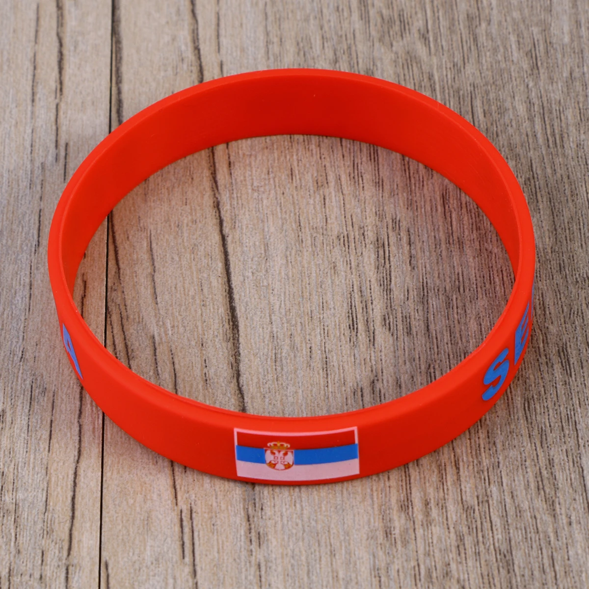 

6 pcs Wristbands Country Flag Bracelet Sweat Band Sports Games International Soft Durable Silicone One Size