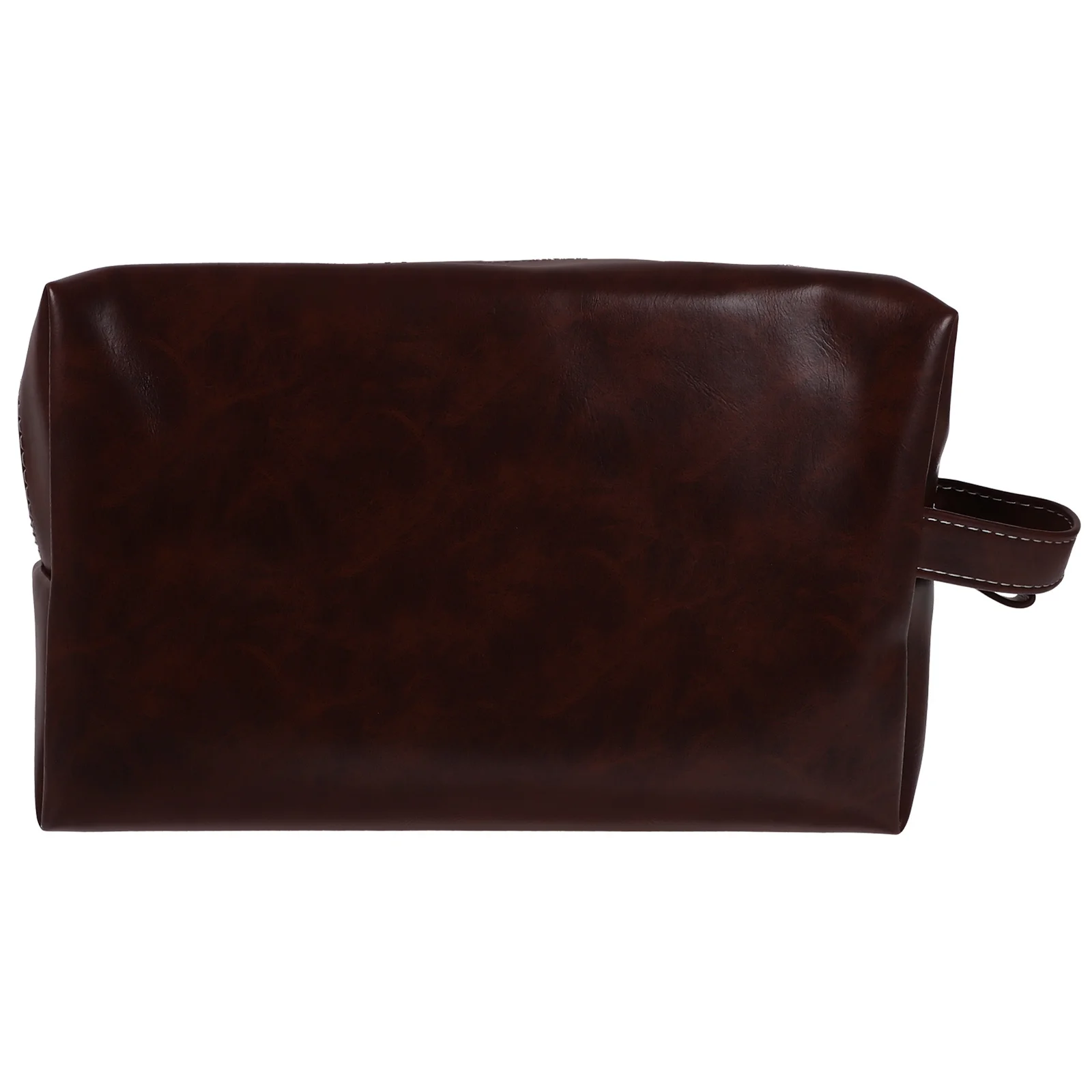 حقيبة أدوات الزينة ذات سعة كبيرة بتصميم عتيق لتخزين المكياج ومنظم السفر من البولي يوريثان حقيبة حمام محمولة للرجال والنساء