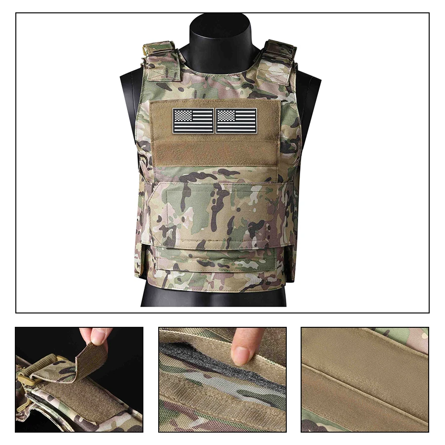 Adjustable vest vest vest, outdoor adventure equipment for training, large-scale Magic Sticky
