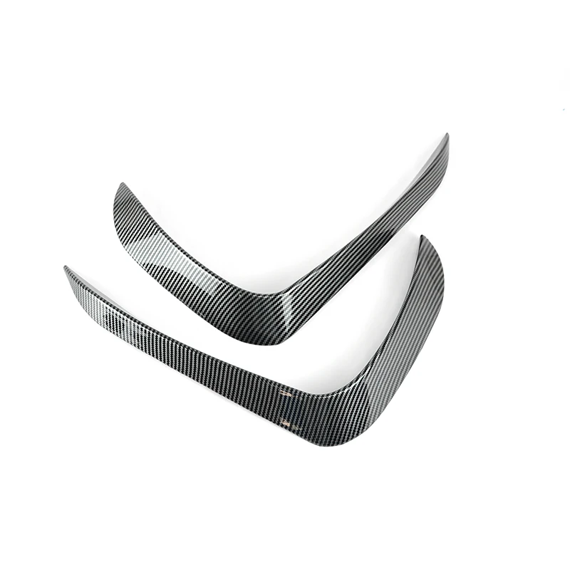 

Для BMW X5 F15 M Sport 2014-2018 Стайлинг автомобиля передний ветровой нож декоративные полоски внешние аксессуары наклейки карбонового цвета