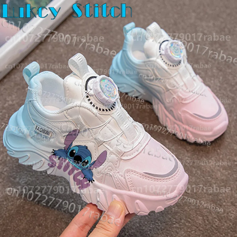 

Детские кроссовки Stitch для мальчиков и девочек, мини-размер, милые мультяшные детские кеды, белая серия, удобная обувь, подарок, хит продаж 2026
