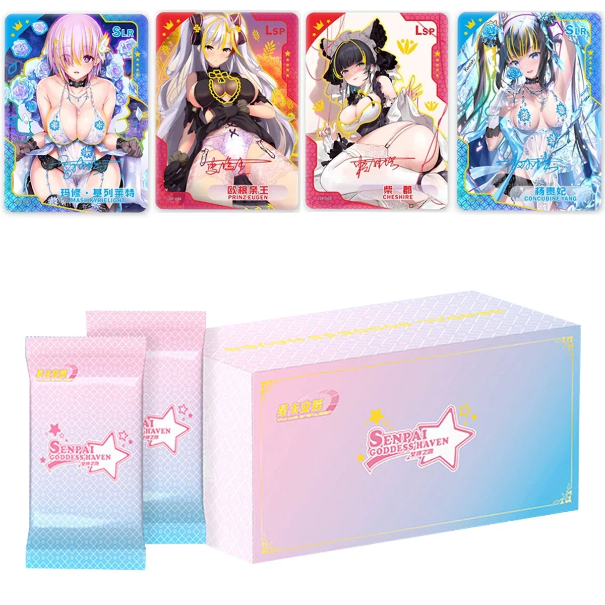 

Goddess Story Collection Card Senpai Goddess Haven 5 Card Girls Booster Box Anime Rare Bikini Board Birthday Gift Game Kids Toy