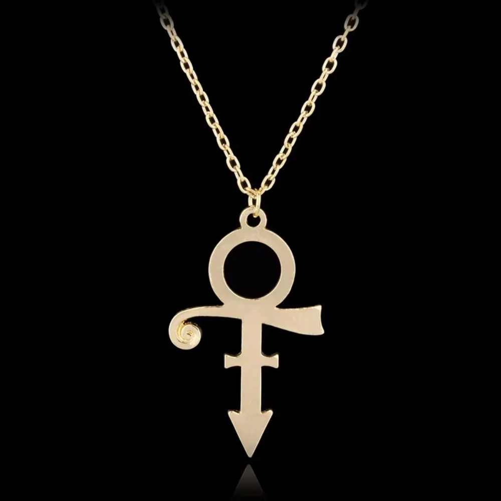 Hot Selling Band Peripheral Cross Note Design Punk Hip-hop Alloy Necklace Pendant Fan Backpack Decoration Gift Commemoration