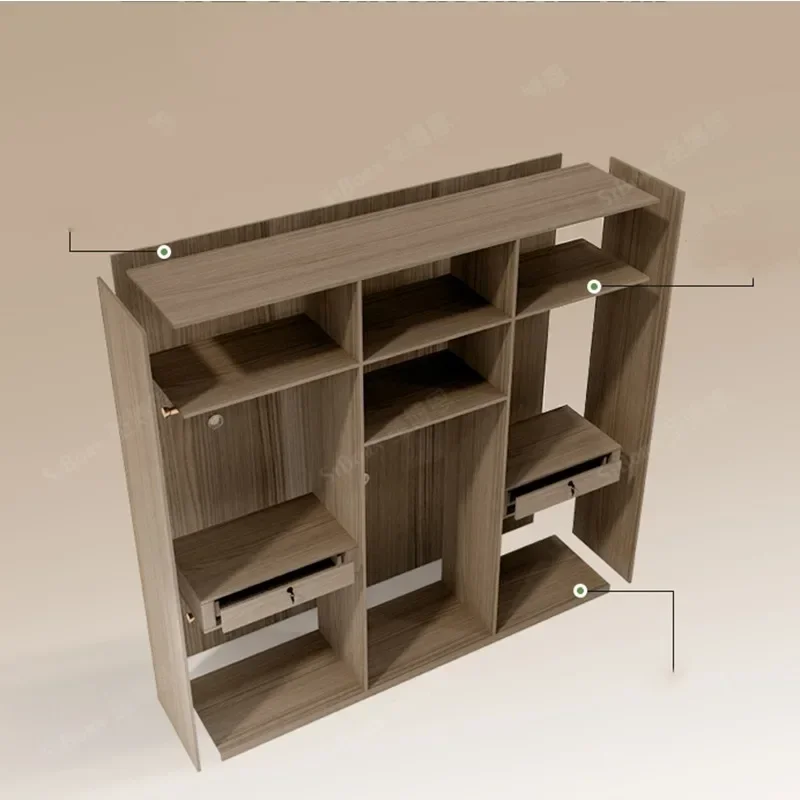 Partitions Portable Wardrobe Storage Closet Organizers Portable Closet Display Cabinet Schlafzimmer Schrank Bedrooms Furniture