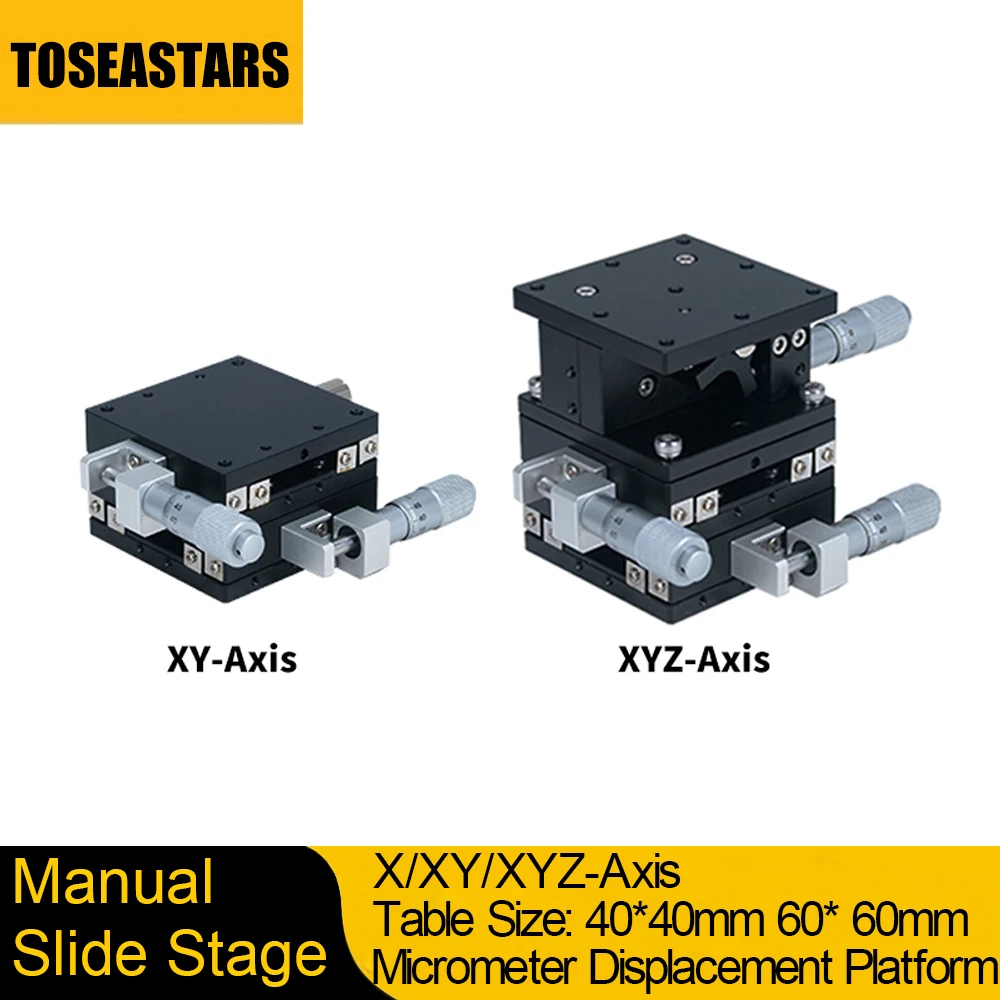 

Микрометрический стол, ручной раздвижной стол X/XY/XYZ, точный оптический стол, направляющая, платформа перемещения