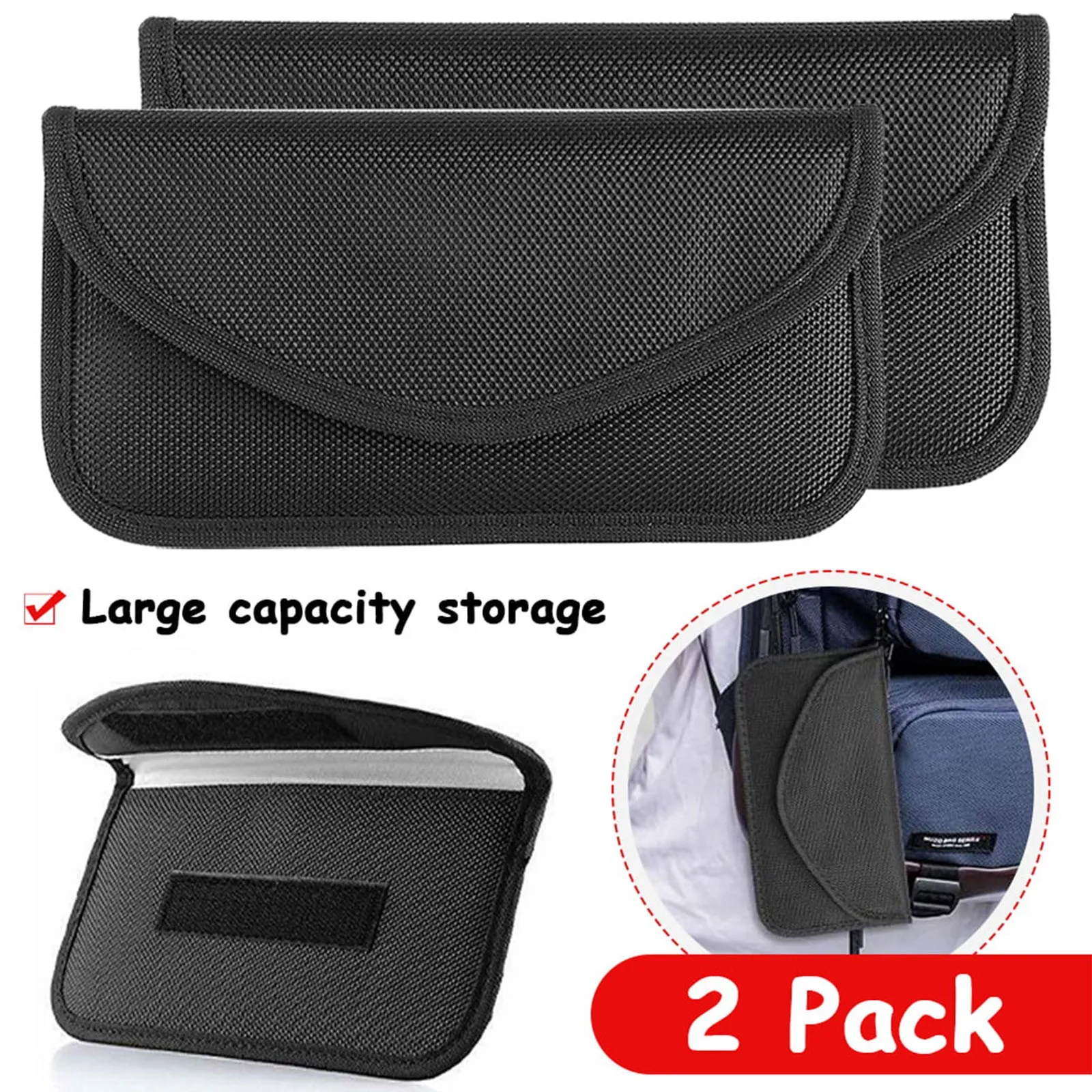 Mobile Phone RF Signal Blocker/Jammer Anti-Radiation Shield Case Bag Case Pouch Anti Radiation Shield Case Dirt-resistant Bag