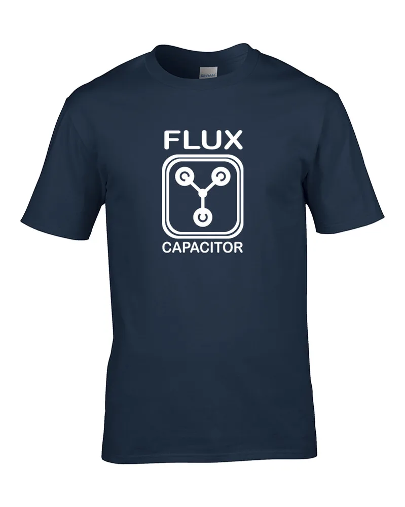 FLUX CAPACITOR TIME TRAVEL DEVICE- Retro  Tees Cotton Luxury brand vintage oversized