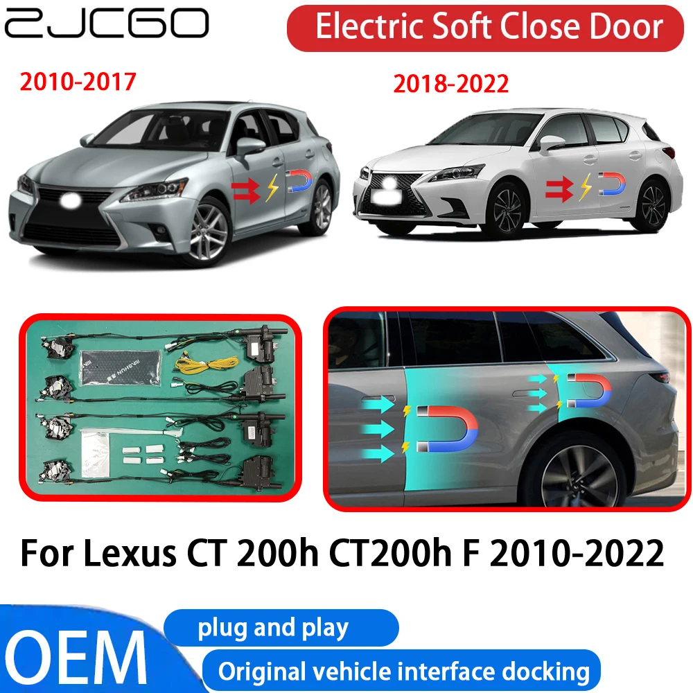 

for Lexus CT 200h CT200h F 2010-2022 Car Automatic Electric Soft Close Door Closer System OEM Plug and Play Comfort Closing