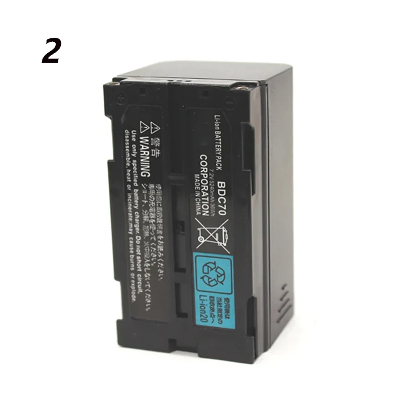 

2 шт. аккумулятор BDC70 для тахеометра серии Sokia iX1001 FX-101 OS-100 SX SRX CX DX