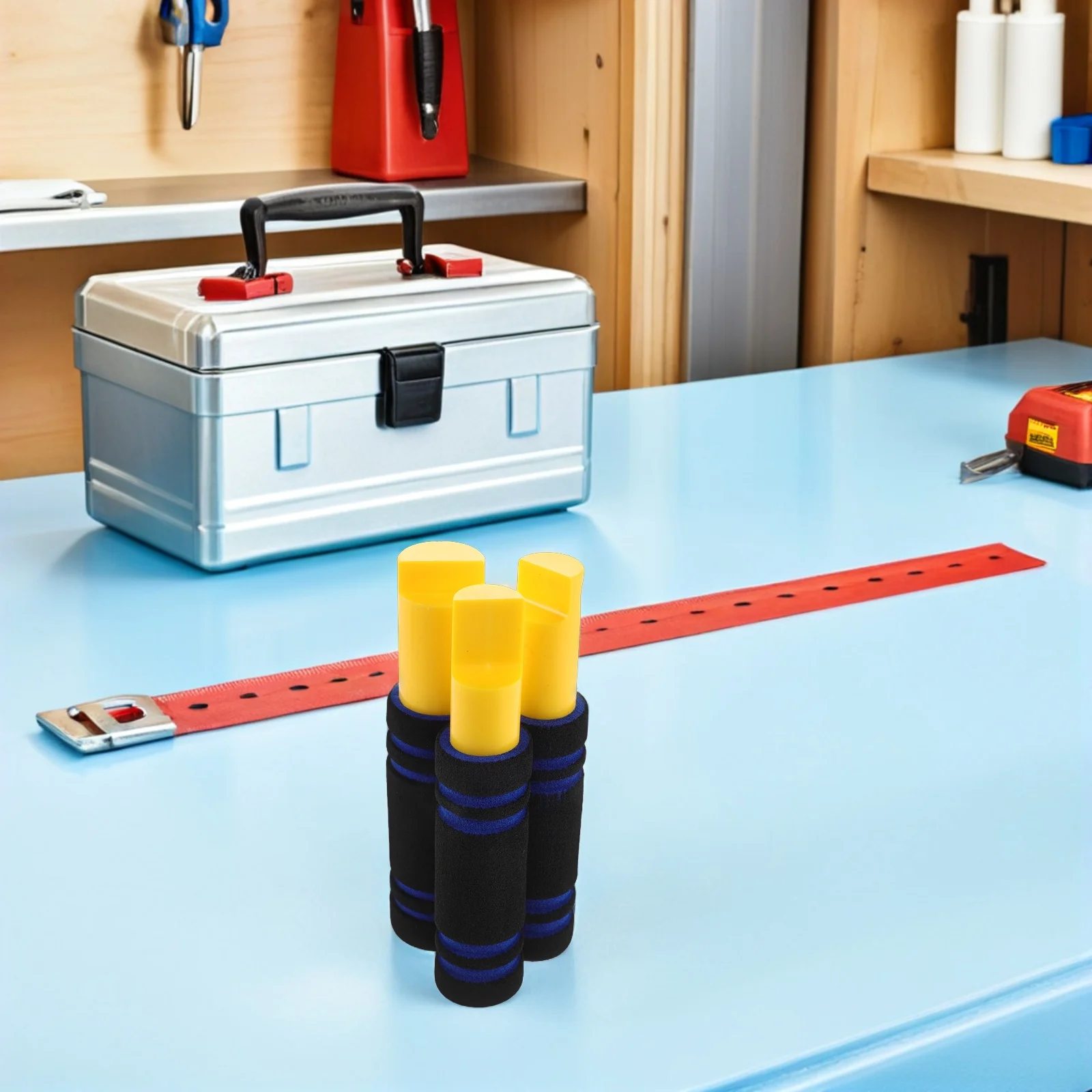 

1Set Automotive Dent Puller Slide Hammer with Plastic Tap Down Sticks Non-Marring Hammer for Car Panel Beating Rods Paint Safe