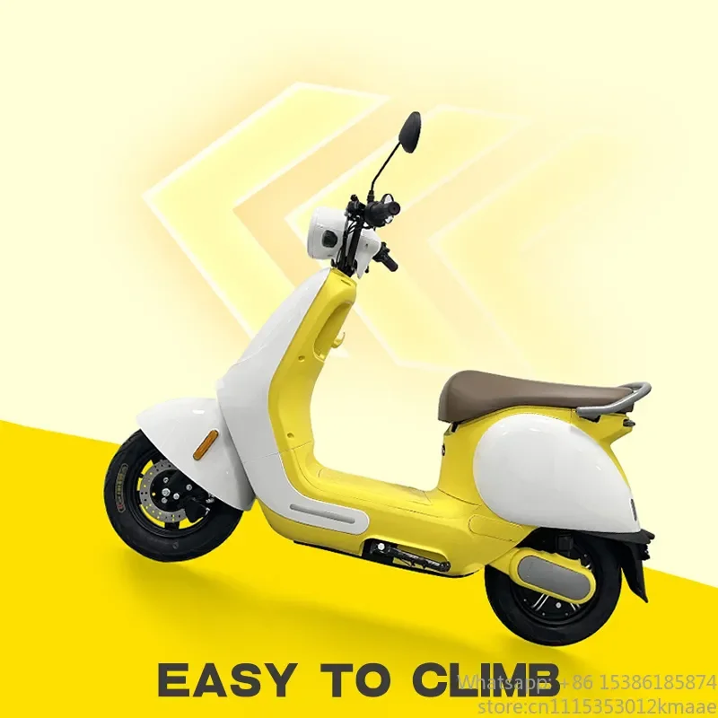 1200w 2 Wheeler Durable Electric Moped Bike Cheap Price Good Quality Lady Adults Electric Scooter Two Seats view 6