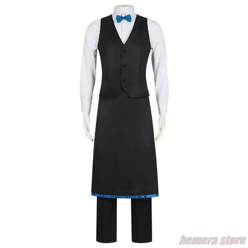 Sky02 Anime Oshi No Ko disfraz Cosplay Hoshino Akuamarin Hoshino Aqua Akuamarin café sirvienta rubí Hoshino Ai uniforme Halloween #