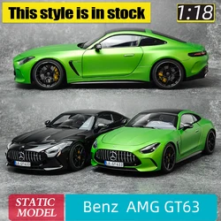 Kengfai/NZG(OEM) 1/18 2023 for Benz AMG GT63 Sports car metal static decoration holiday gift collection