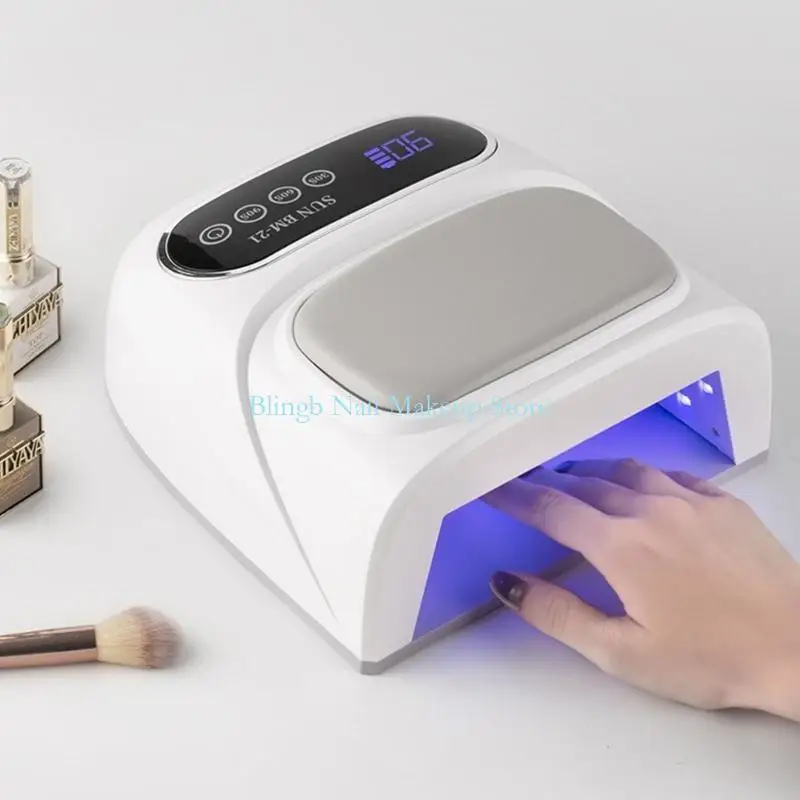 Lampe à ongles professionnelle sans fil 28TA, Construction ABS, repose-main ergonomique, lumière haute intensité pour du