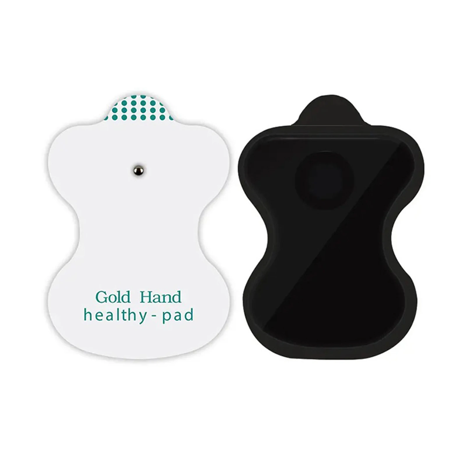 Reusable Hydrogel Electrode Patches Button Connection Adhesive Pads for TENS EMS Digital Electrode Massage Devices Accessories