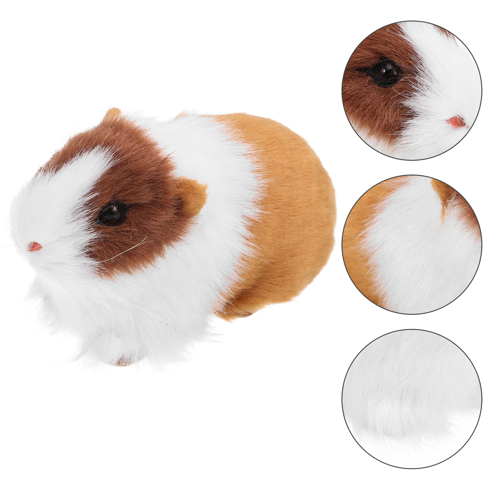 

Mini Stuffed Animals Realistic Hamster Plush Animal Model Kids Toy Premium Material Home Decor Bedroom Living Room Theme