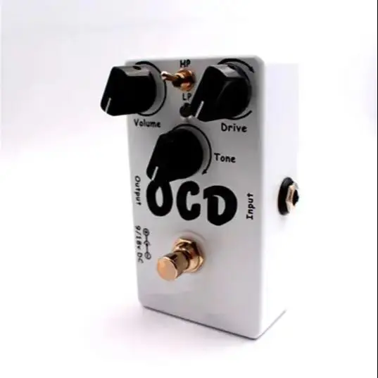 

Guitar accessories Clone Fulltone OCD guitar pedal Overdrive Obsessive Compulsive Drive (OCD) Pedal Great tone pedal de guitarra