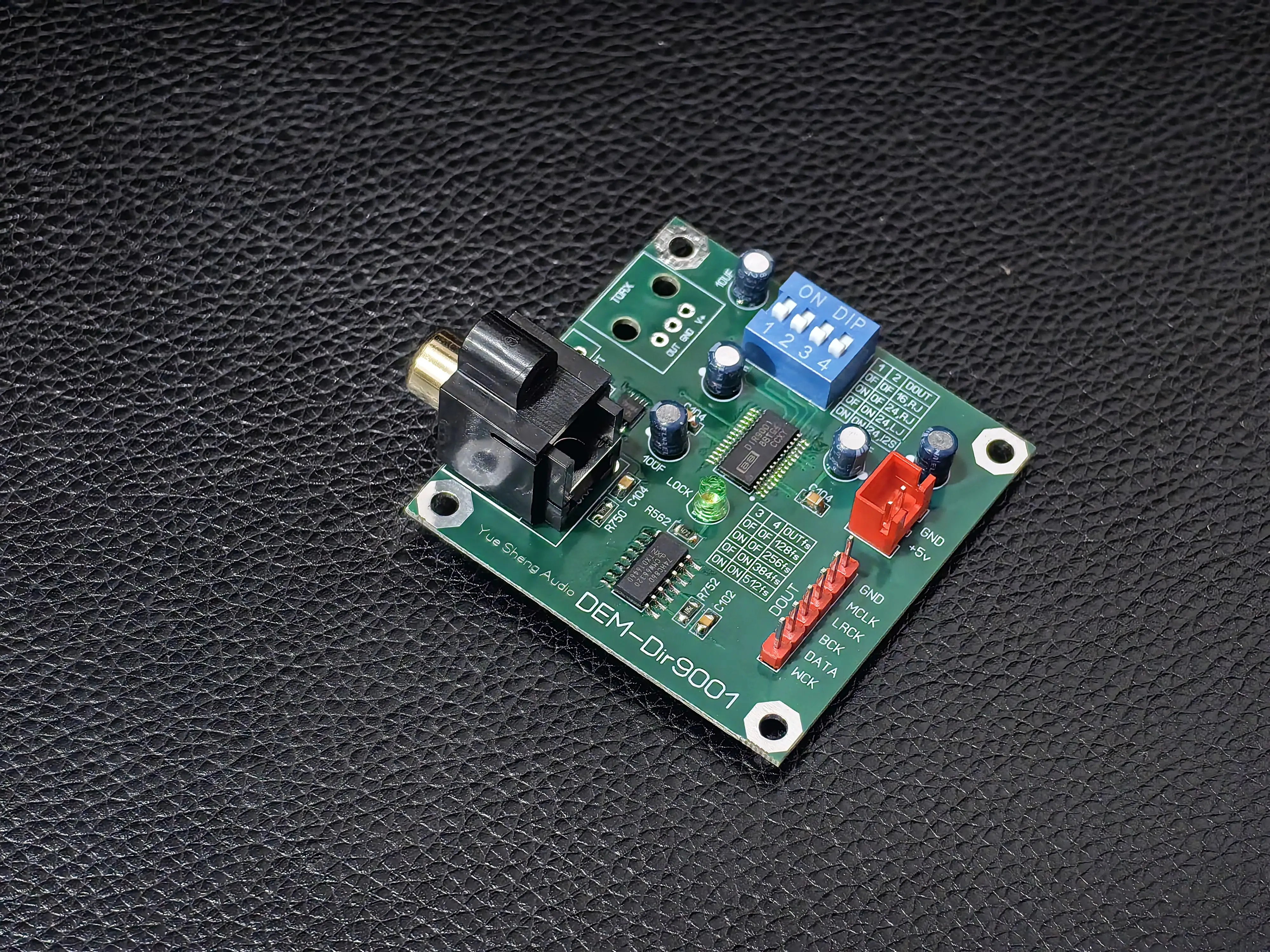DIR9001 DAC Decoding Digital Receiver Board Coaxial Input to II2 Board