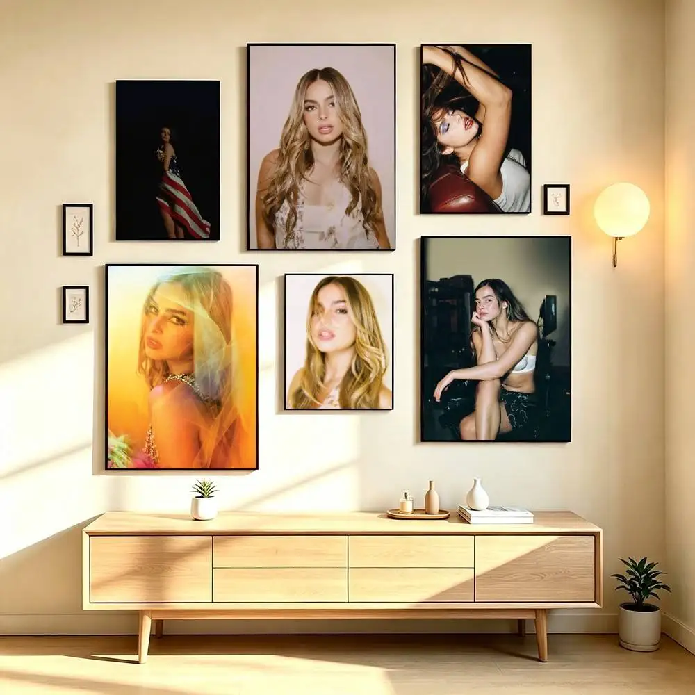 A-Addison Rae Pop Artist Poster High Quality Dorm Living Room Aesthetic Wall Decoration Painting Stickers Gift