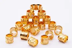 Closed gold plated pigeon foot ring ring high end breeding bayonet ring foot ring, homing pigeon supplies racing pigeon ring