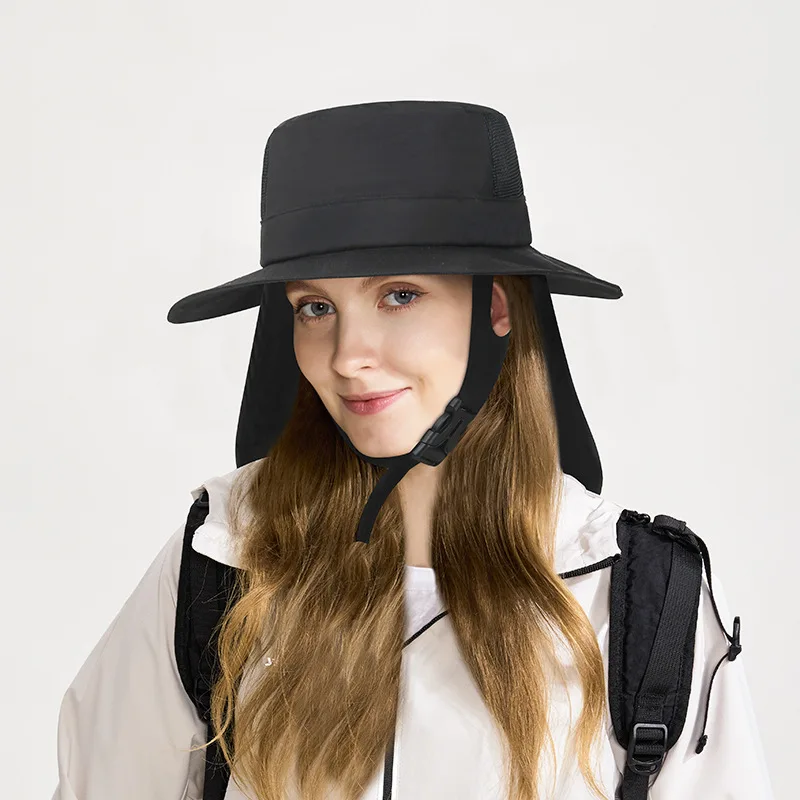 Unisex Sommer Outdoor Surf- und Wassersport Nackenschutz Sonnenschutz Schnelltrocknender Hut für Wandern, Klettern, Radfahren, Skaten, Angeln – Detail 1