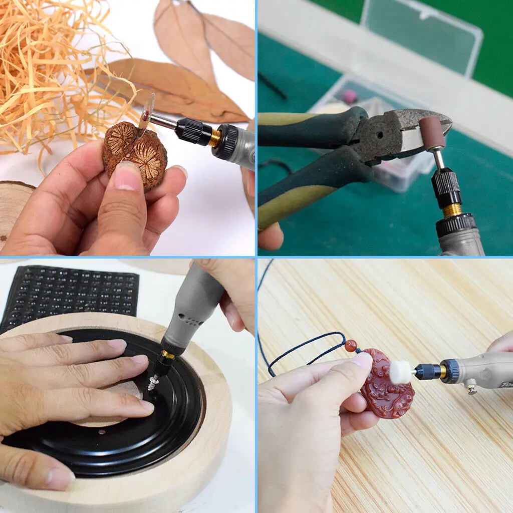 ABGE-10W Hobby Craft Mini Drill Grinder Rotary Tool Set Modeling Polishing Drilling