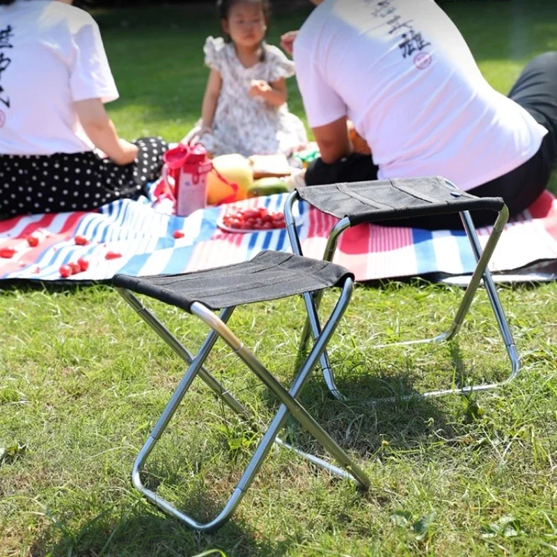 

Outdoor Furniture Portable Outdoor Folding Stool Ultra Light Fishing Beach Beach Camping Chair Playa Foldable Stool Small Chairs