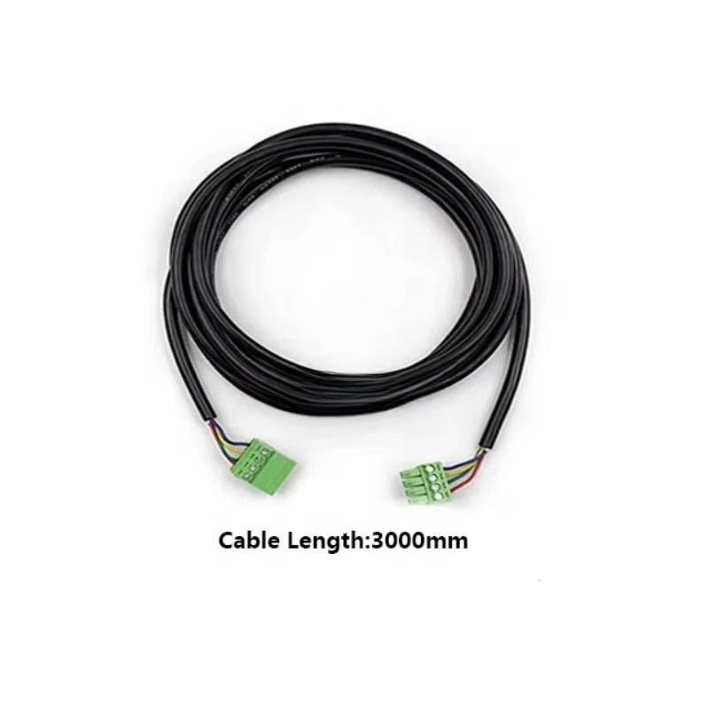 3D 3000mm Length 4 Core Shielded Extension Cable 22AWG with JST SM 4P Female and Male Connector for Nema23 Stepper Motor