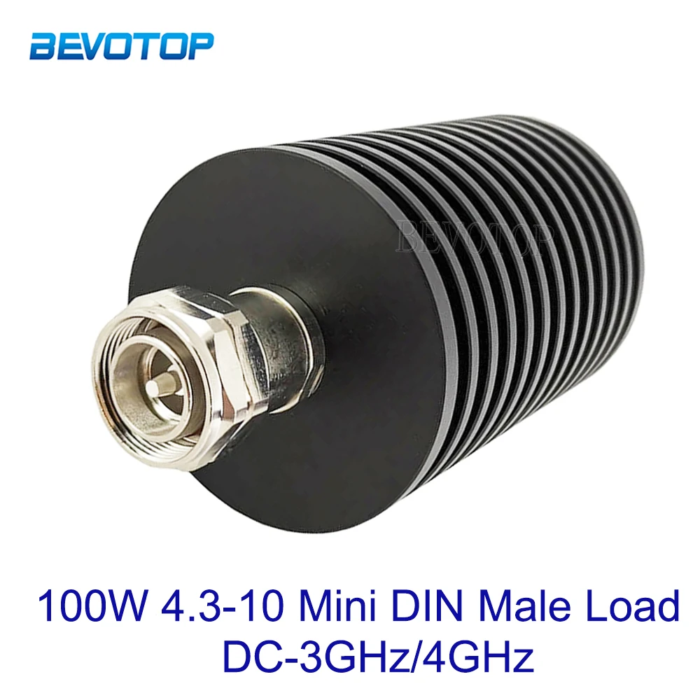 100w-43-10-mini-din-male-load-dc-3ghz-4ghz-connector-rf-terminal-dummy-load-50-ohms-straight-coaxial-rf-adapter