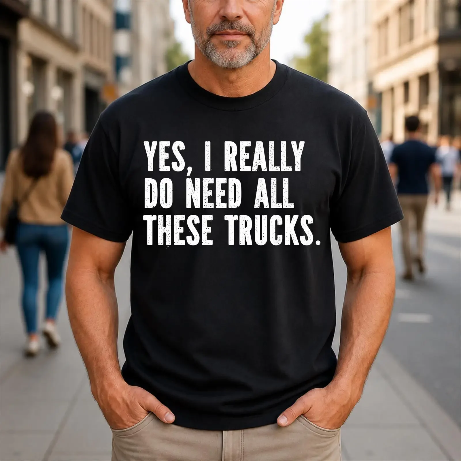 Yes I Really Do Need All These Trucks Garage Auto Mechanic T Shirt vintage Washed Breathable Unisex fashion Casual Stylish