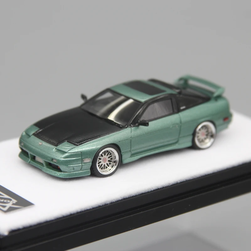 404Error 1:64 Nissan Silvia S13 180SX Collection of die-cast resin car decoration model toys