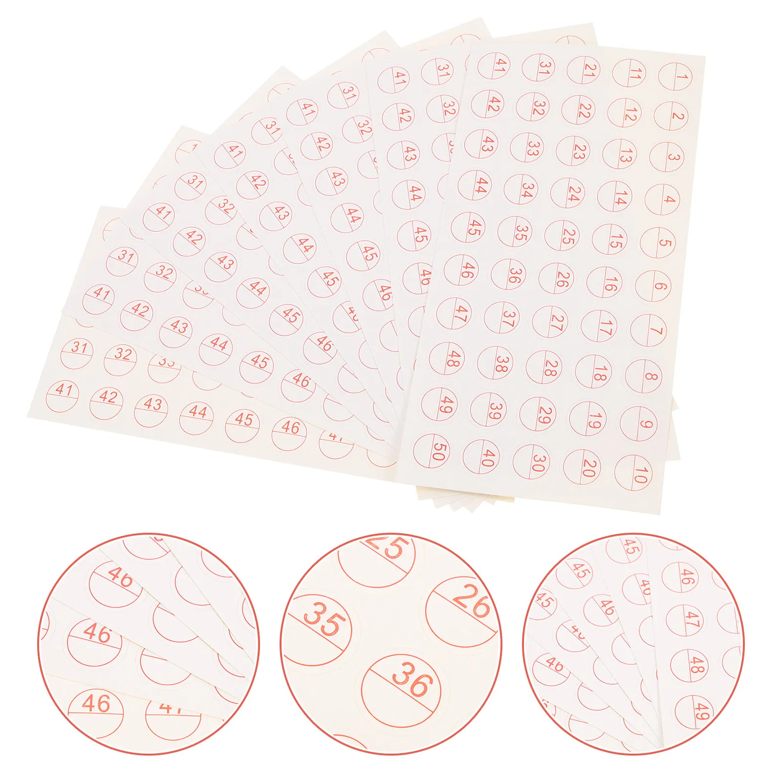 

50 Sheets Self-Adhesive Label Stickers Blank Classification Sticker for Storage Boxes Home Office Organization Marking Sticker
