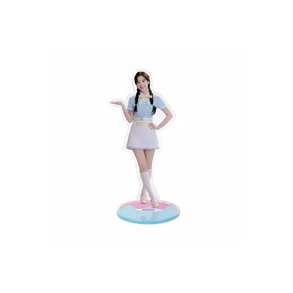 Imagem -03 - Kpoptw Acrílico Sinal de Caráter pé Board Desktop Decoração Haracter Nayeon Sana Merch Fãs Presente