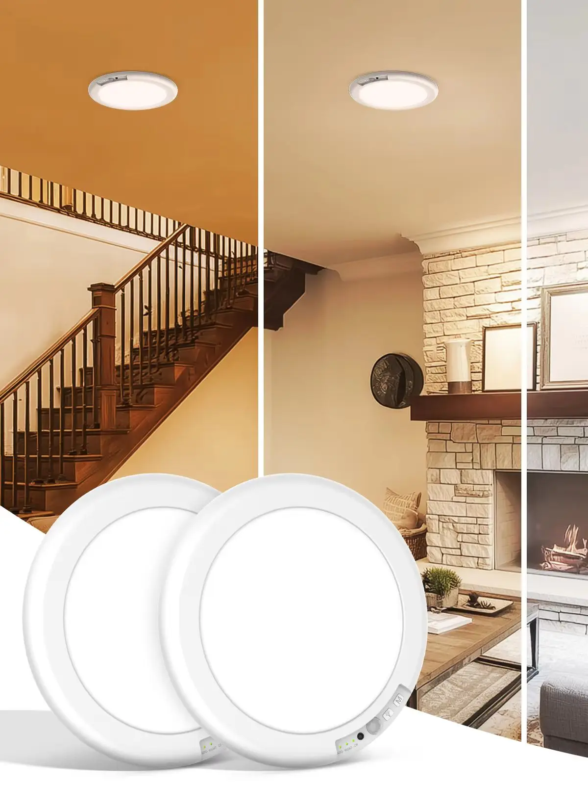 Ultraflache magnetische LED-Deckenlampe 3CCT wiederaufladbar 4000mAh runde Deckenleuchte für Schlafzimmer Zimmer Moderne Home Dekoration Lustre
