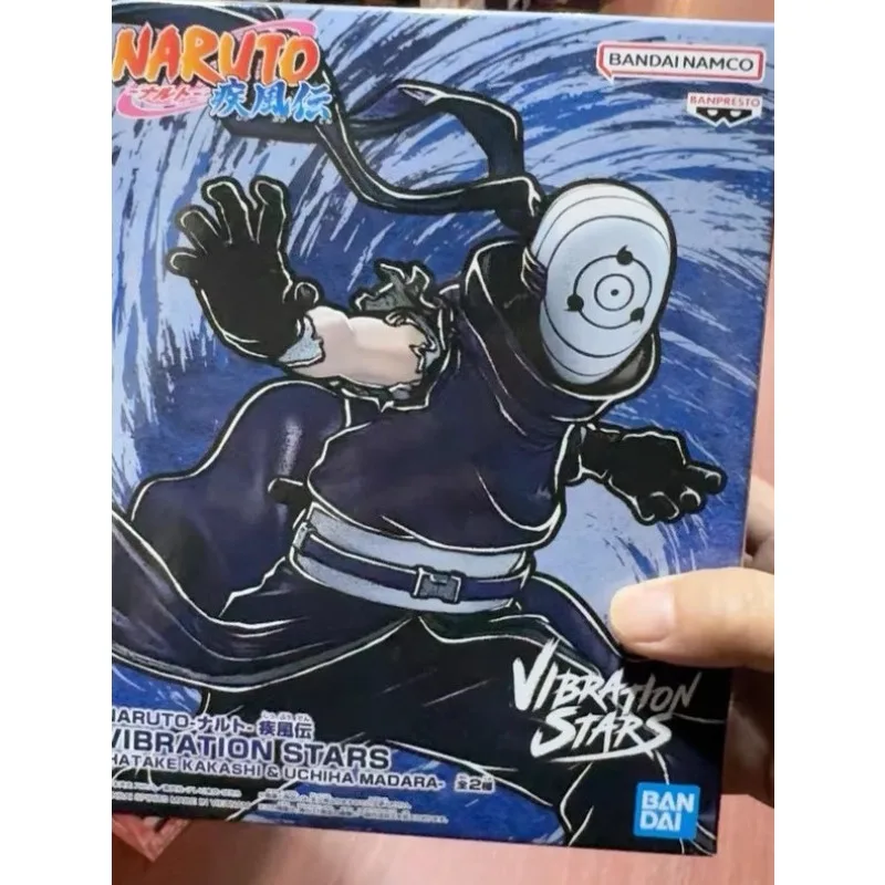 Bandai en Stock Figurines Naruto Shippuden idéales comme cadeaux Uchiha Obito Hatake Kakashi marchandises boîtes aveugles pour la Collection