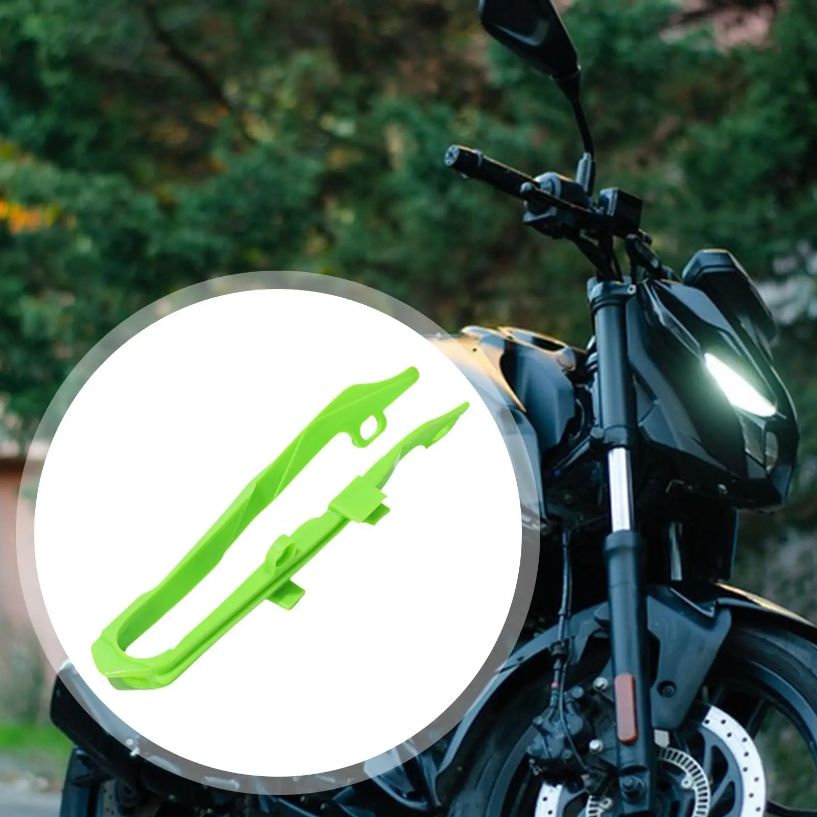 Chain Slider Guide Protector Accessory Green Plastic Motorcycle Chain Alignment for Honda CRF250R CRF450R