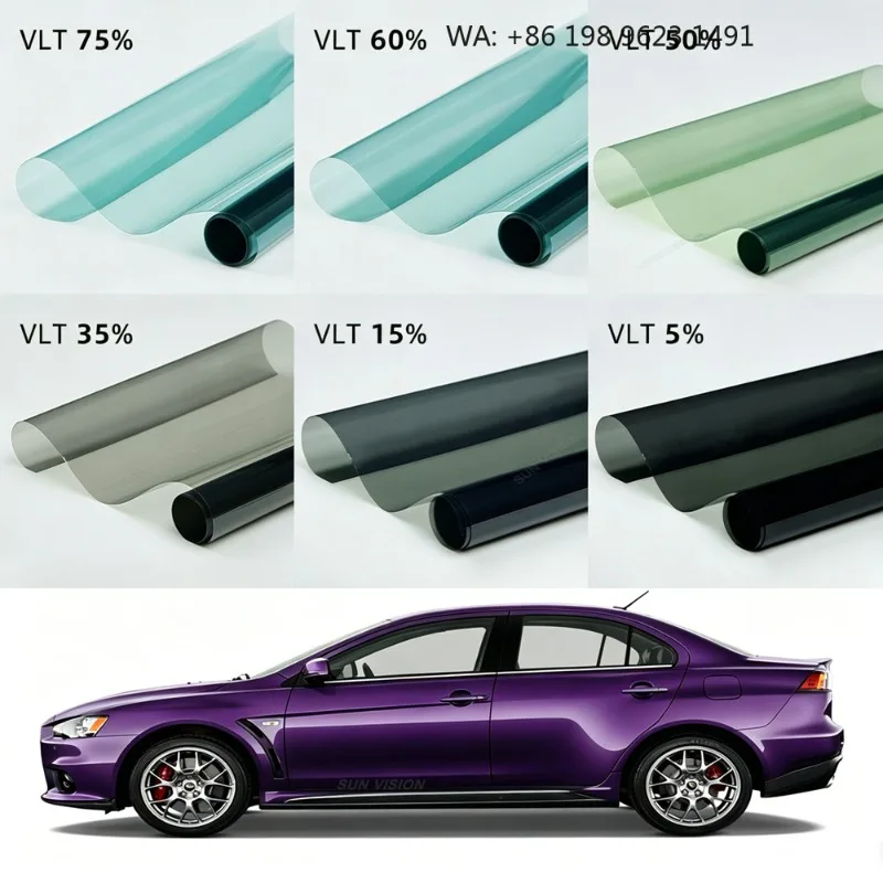 IR 99% Rejection Solar Film High Heat Insulation Anti UV HD Clarity Privacy Wholesale izable Logo Box