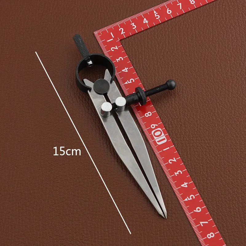 New Durable Adjustable Wing Divider Edge Creaser DIY Sewing Leather Metal Craft Tool