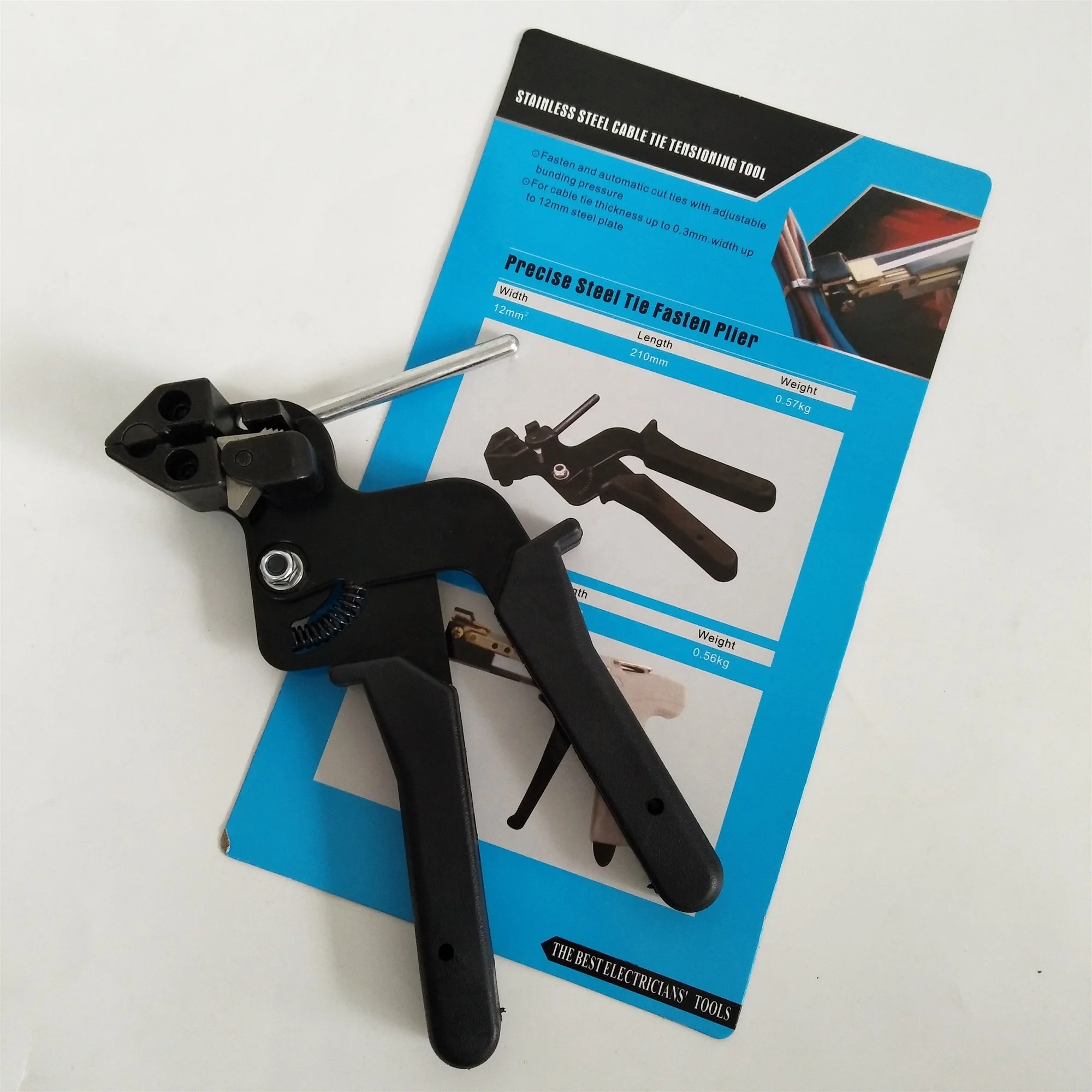 

LS-600R Stainless Steel Cable Tie Gun for Tensioning and cutting 4.6-12mm Width Cable Ties Fasten Tool