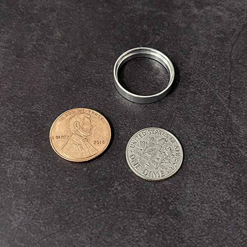 Dime and Penny by Oliver Magic Tricks Magician Close Up Street Illusions Gimmicks Mentalism Props Coins Vanish Appear Magia
