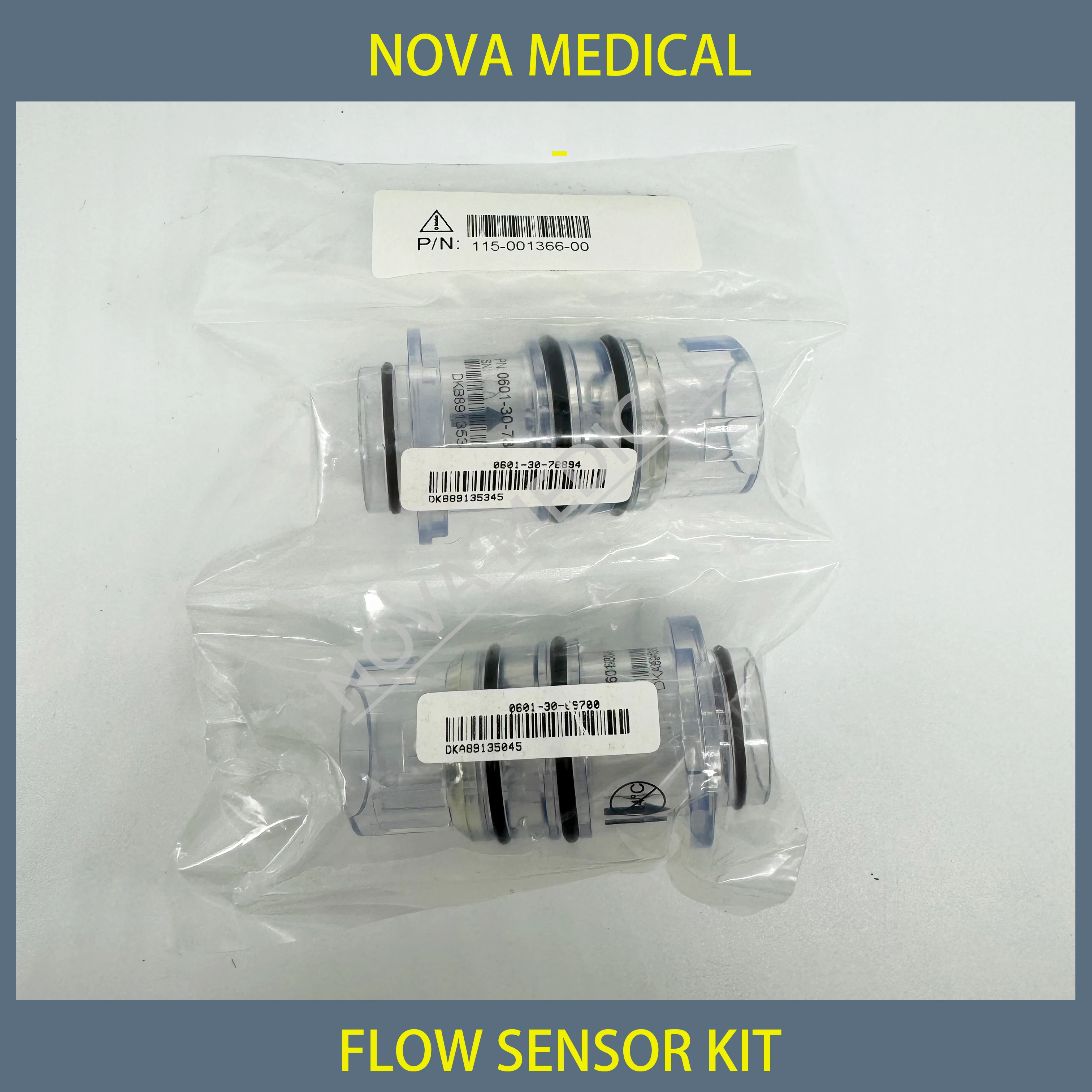 Kit Sensor de Fluxo para Mindray, Mindray Original, Novo, Mindray, WATO-EX65,EX55, EX35,EX-20, 115-001366-00