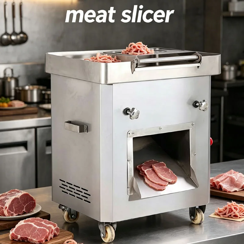 

Electric Meat Slicer Commercial Multi-Function Automatic Vegetable Meat Slicer Shredded Meat machine