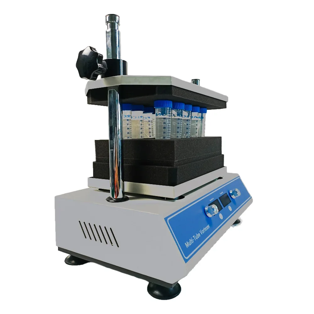 Adjustable Speed 500-2500 RPM Digital Vortex Mixer Multi-Tubes (50 Tubes Capacity) for Chemical Biological Studies OEM ABS