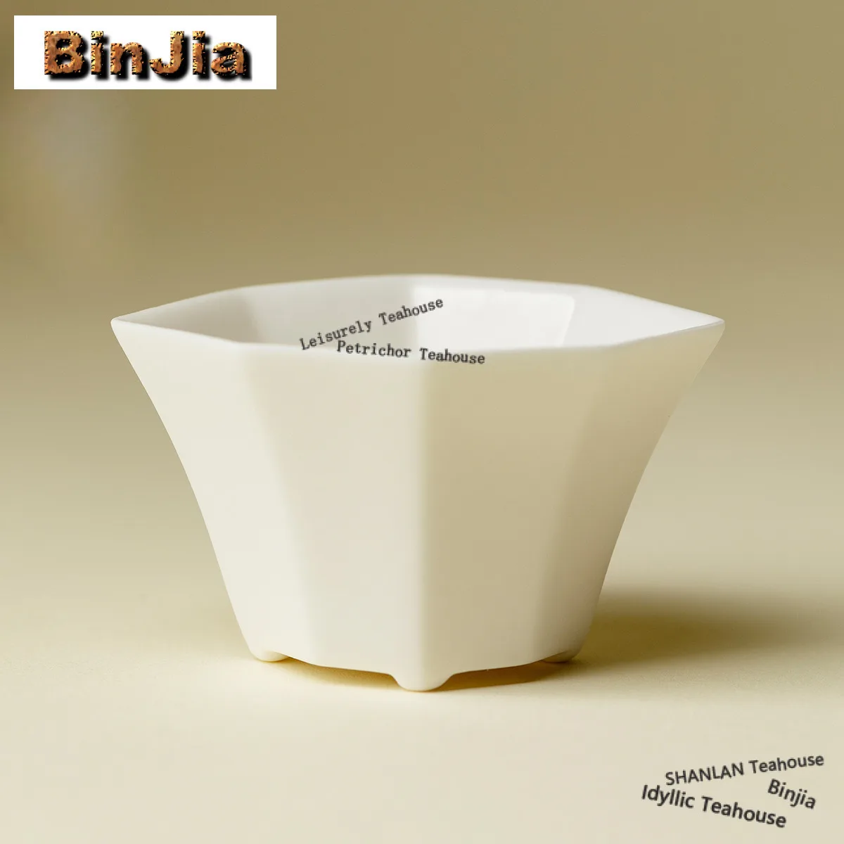 

2pc/lot Handcrafted Octagon Teacup Handmade Tea Bowl Water Jug Tea-tasting Personal Cup Chazhan Master Cup Household Teaset 30ML